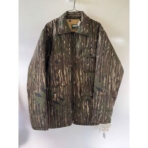 Vintage Saf-T-Bak Realtree Camo Hunting Jacket Mens Large‎ NWT Made in USA 492L